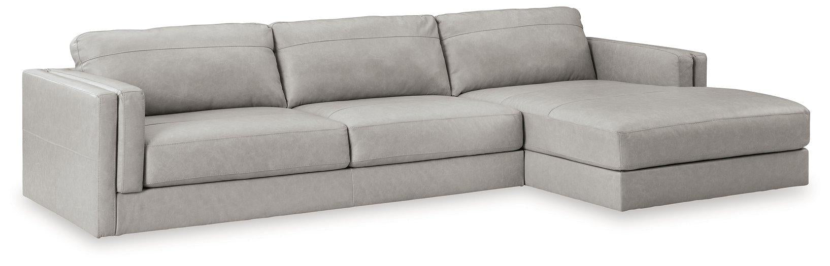 Amiata Sectional with Chaise - Inland Furniture (San Bernardino, CA)