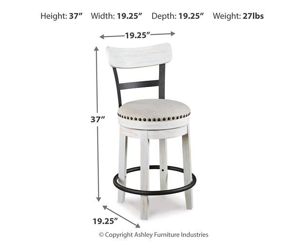 Valebeck Counter Height Bar Stool - Inland Furniture (San Bernardino, CA)