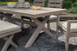 Hillside Barn Outdoor Dining Table - Inland Furniture (San Bernardino, CA)