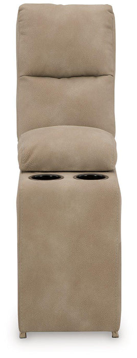 Next-Gen DuraPella Power Reclining Sectional Loveseat with Console - Inland Furniture (San Bernardino, CA)