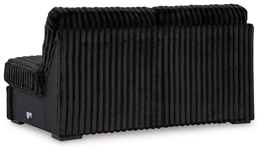 Midnight-Madness Sectional with Chaise - Inland Furniture (San Bernardino, CA)