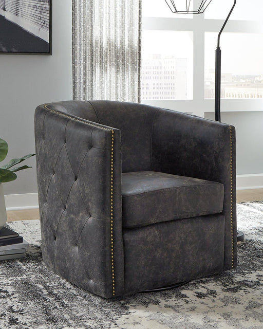 Brentlow Swivel Accent Chair - Inland Furniture (San Bernardino, CA)