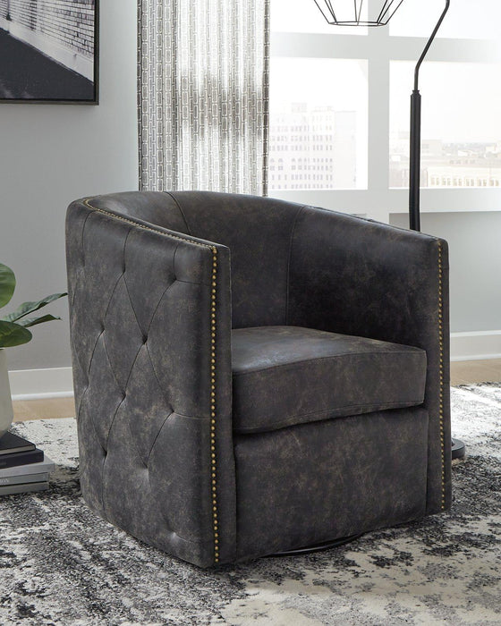 Brentlow Swivel Accent Chair - Inland Furniture (San Bernardino, CA)