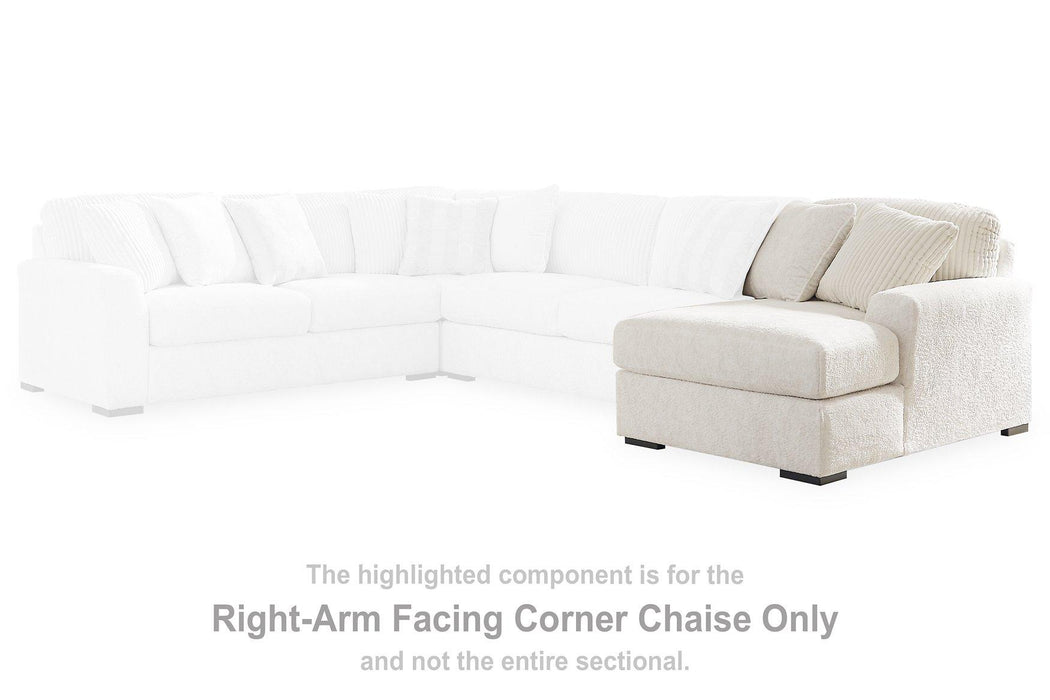 Chessington Sectional with Double Chaise - Inland Furniture (San Bernardino, CA)