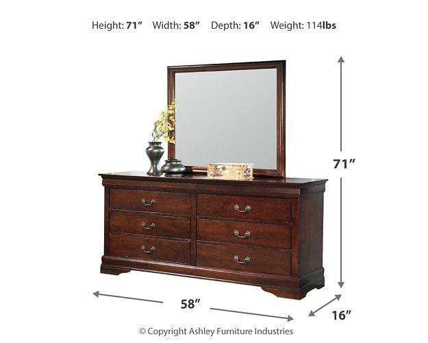 Alisdair Dresser and Mirror - Inland Furniture (San Bernardino, CA)