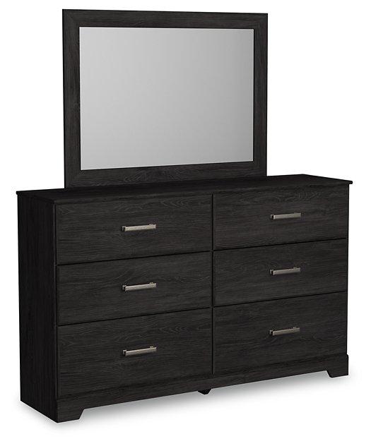 Belachime Dresser and Mirror - Inland Furniture (San Bernardino, CA)