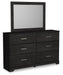 Belachime Dresser and Mirror - Inland Furniture (San Bernardino, CA)