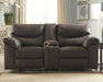 Boxberg Reclining Loveseat with Console - Inland Furniture (San Bernardino, CA)