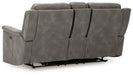 Next-Gen DuraPella Power Reclining Loveseat with Console - Inland Furniture (San Bernardino, CA)