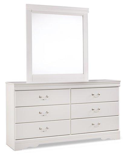 Anarasia Dresser and Mirror - Inland Furniture (San Bernardino, CA)