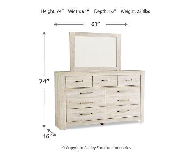 Bellaby Dresser and Mirror - Inland Furniture (San Bernardino, CA)