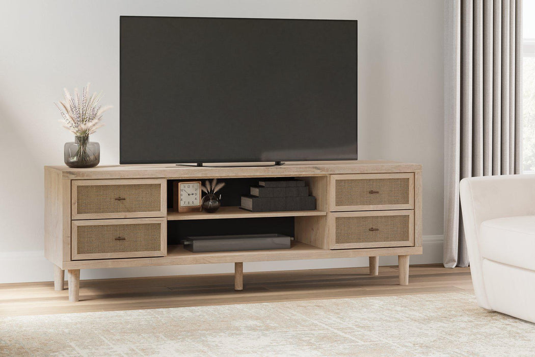 Cielden 72" TV Stand with Electric Fireplace - Inland Furniture (San Bernardino, CA)