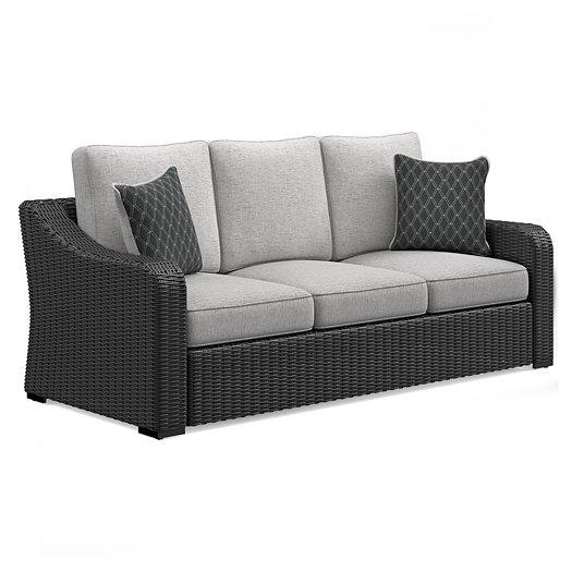 Beachcroft Outdoor Sofa with Cushion - Inland Furniture (San Bernardino, CA)