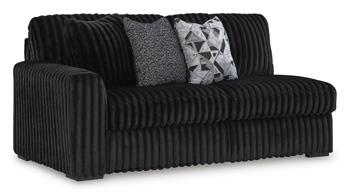 Midnight-Madness Sectional with Chaise - Inland Furniture (San Bernardino, CA)