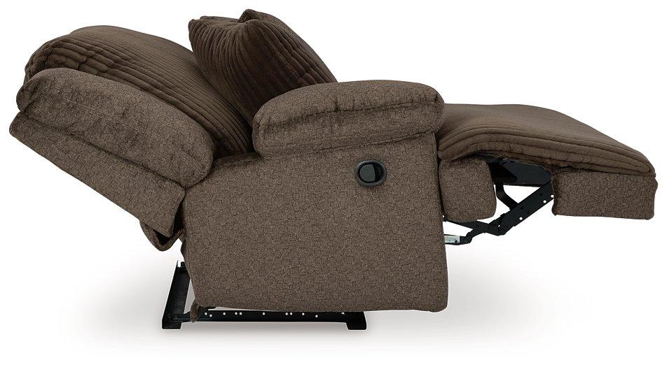 Top Tier Reclining Sectional with Chaise - Inland Furniture (San Bernardino, CA)