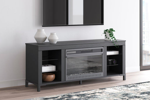 Cayberry 60" TV Stand with Electric Fireplace - Inland Furniture (San Bernardino, CA)