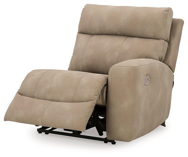 Next-Gen DuraPella Power Reclining Sectional Loveseat with Console - Inland Furniture (San Bernardino, CA)