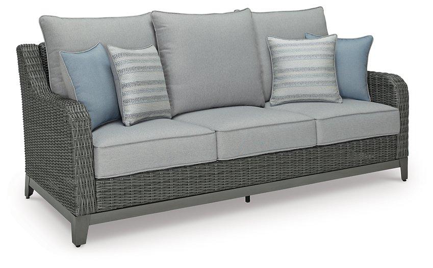 Elite Park Outdoor Sofa, Lounge Chairs and Cocktail Table - Inland Furniture (San Bernardino, CA)