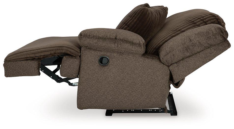 Top Tier Reclining Sectional with Chaise - Inland Furniture (San Bernardino, CA)