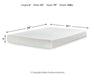 Chime 8 Inch Memory Foam Mattress in a Box - Inland Furniture (San Bernardino, CA)