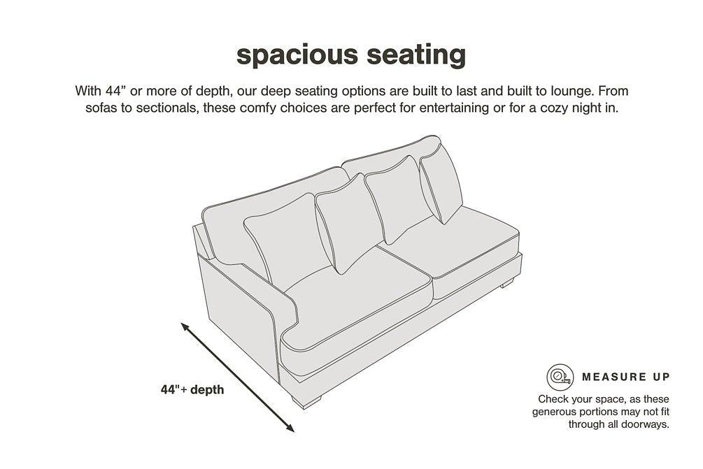 Lindyn Sectional with Chaise - Inland Furniture (San Bernardino, CA)