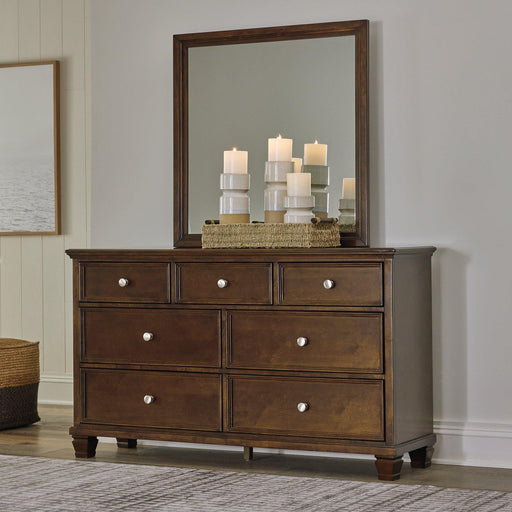 Danabrin Dresser and Mirror - Inland Furniture (San Bernardino, CA)