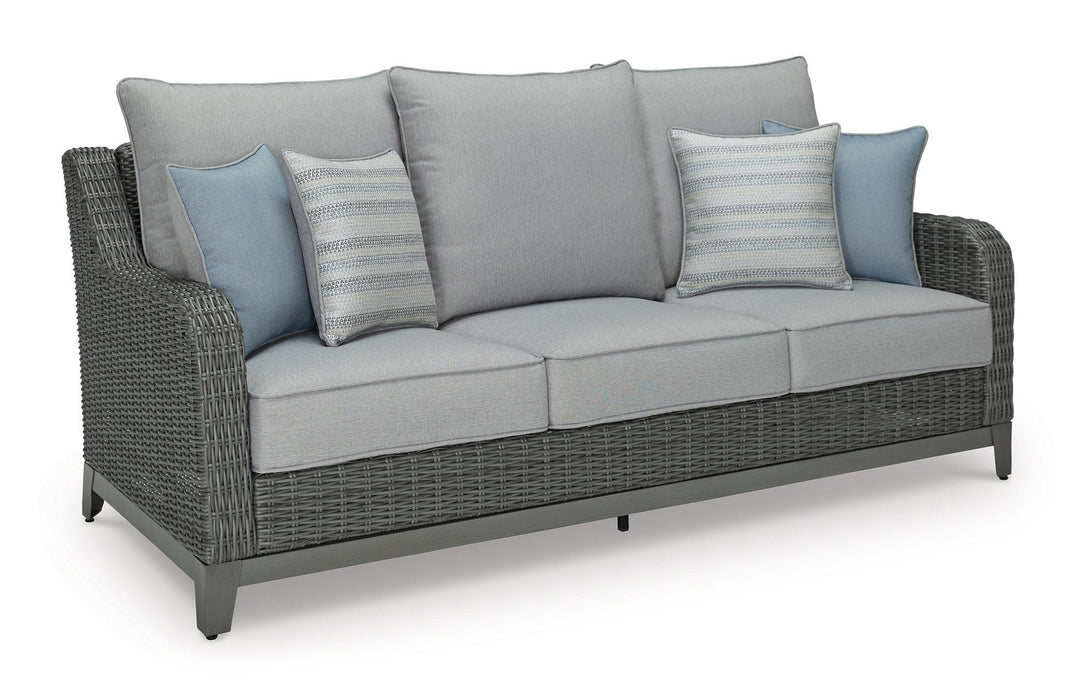Elite Park Outdoor Sofa, Lounge Chairs and Cocktail Table - Inland Furniture (San Bernardino, CA)