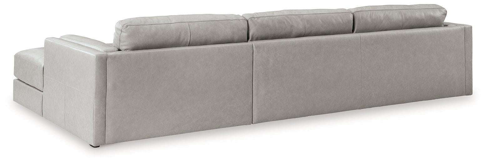 Amiata Sectional with Chaise - Inland Furniture (San Bernardino, CA)