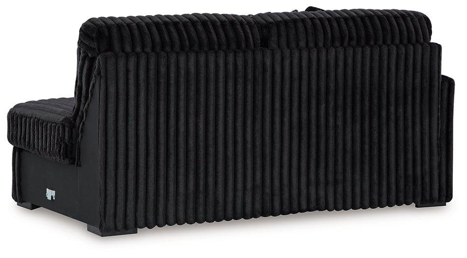 Midnight-Madness Sectional Sofa with Chaise - Inland Furniture (San Bernardino, CA)