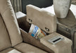 Next-Gen DuraPella Power Reclining Loveseat with Console - Inland Furniture (San Bernardino, CA)