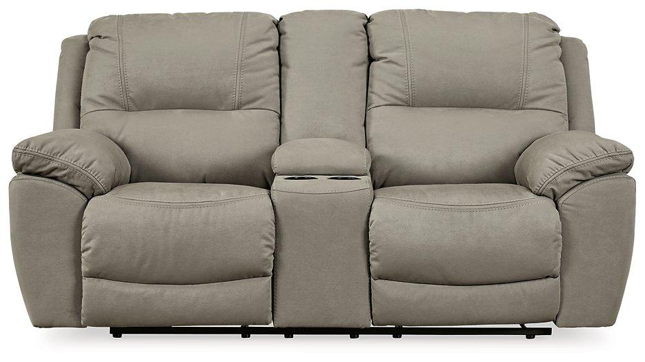 Next-Gen Gaucho Reclining Loveseat with Console - Inland Furniture (San Bernardino, CA)