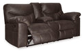 Boxberg Reclining Loveseat with Console - Inland Furniture (San Bernardino, CA)