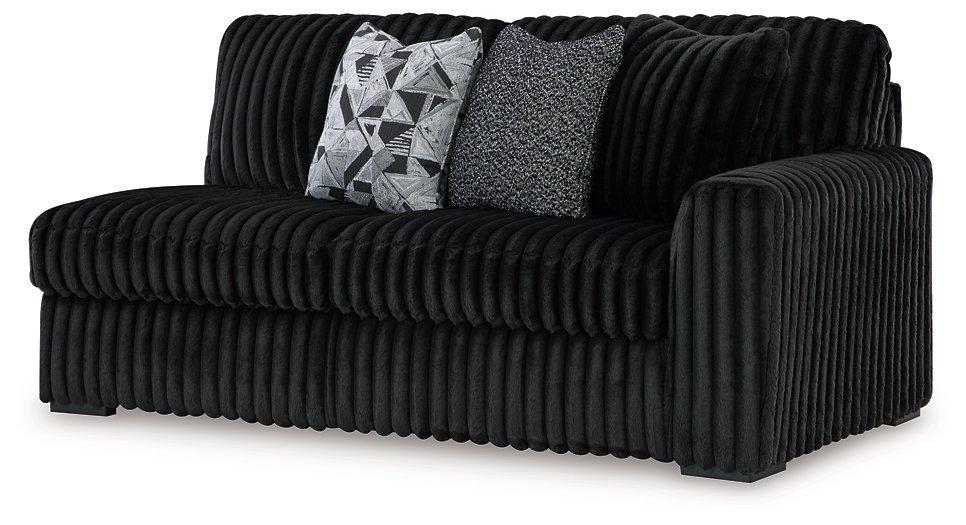 Midnight-Madness Sectional Sofa with Chaise - Inland Furniture (San Bernardino, CA)