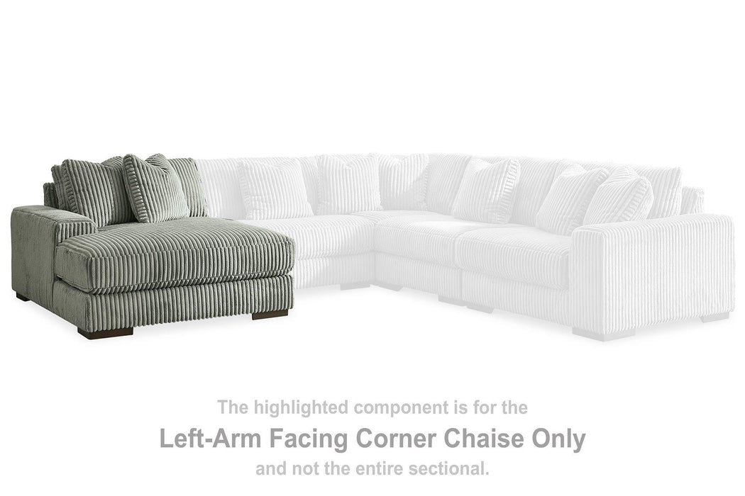Lindyn Sectional with Double Chaise - Inland Furniture (San Bernardino, CA)