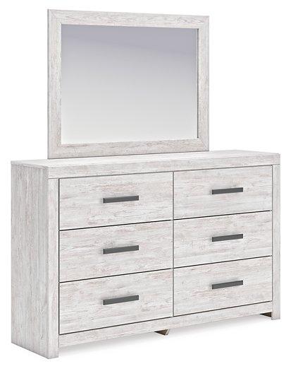 Cayboni Dresser and Mirror - Inland Furniture (San Bernardino, CA)