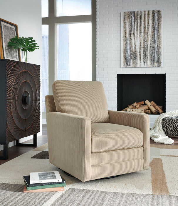Icaman Swivel Accent Chair - Inland Furniture (San Bernardino, CA)