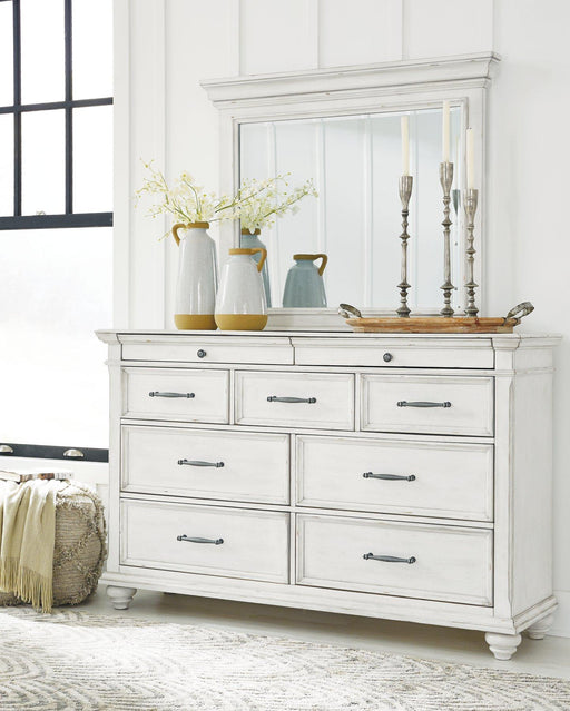 Kanwyn Dresser and Mirror - Inland Furniture (San Bernardino, CA)