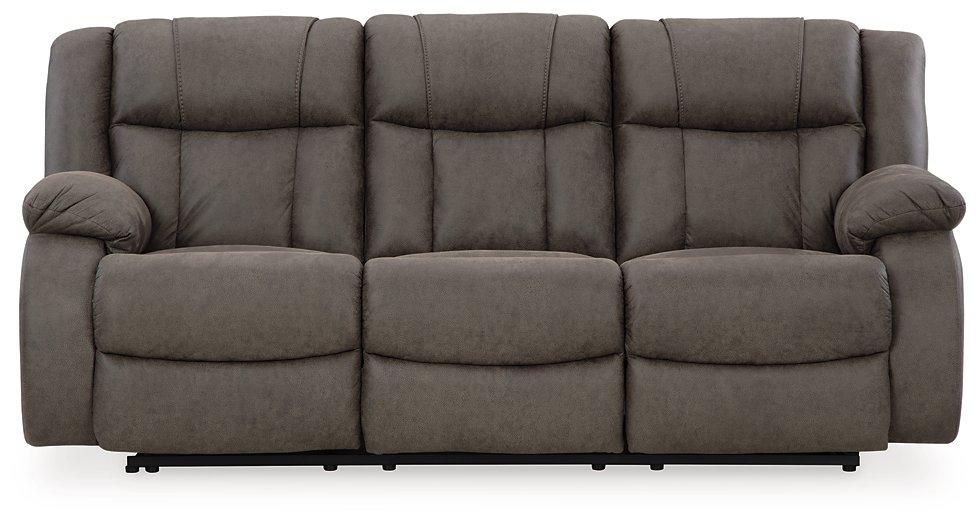 First Base Reclining Sofa - Inland Furniture (San Bernardino, CA)