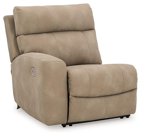 Next-Gen DuraPella Power Reclining Sectional Loveseat with Console - Inland Furniture (San Bernardino, CA)