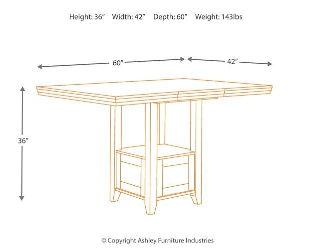 Ralene Counter Height Dining Set - Inland Furniture (San Bernardino, CA)
