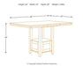 Ralene Counter Height Dining Set - Inland Furniture (San Bernardino, CA)
