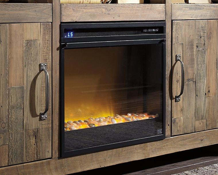 Wildenauer 76" TV Stand with Electric Fireplace - Inland Furniture (San Bernardino, CA)