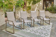 Beach Front Sling Arm Chair (Set of 4) - Inland Furniture (San Bernardino, CA)