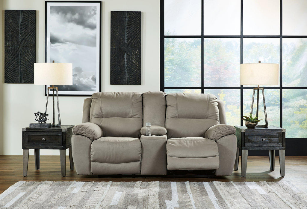 Next-Gen Gaucho Power Reclining Loveseat with Console - Inland Furniture (San Bernardino, CA)