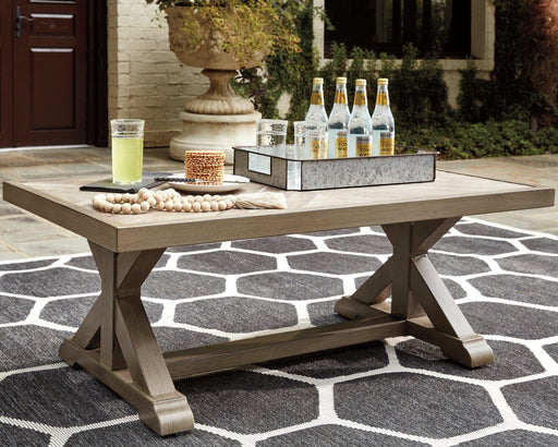 Beachcroft Outdoor Coffee Table - Inland Furniture (San Bernardino, CA)