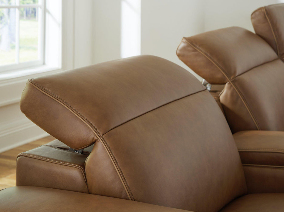 Magic Man Power Reclining Sectional Sofa - Inland Furniture (San Bernardino, CA)