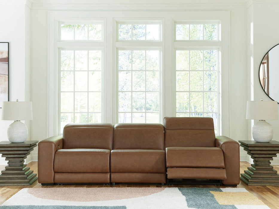Magic Man Power Reclining Sectional Sofa - Inland Furniture (San Bernardino, CA)