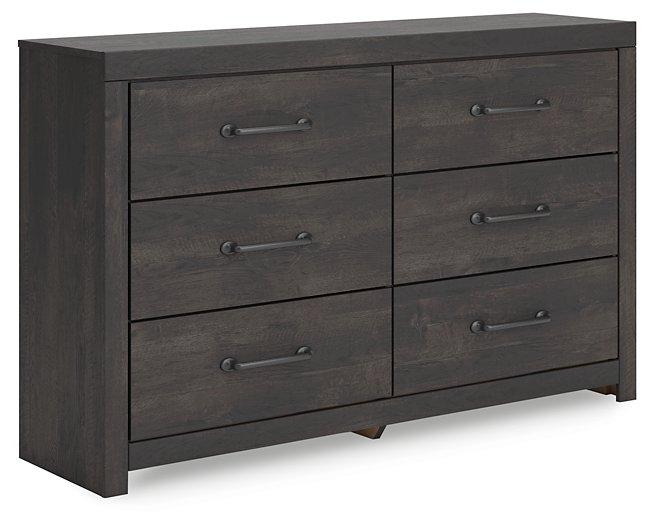 Hollivern Dresser and Mirror - Inland Furniture (San Bernardino, CA)