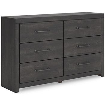 Hollivern Dresser and Mirror - Inland Furniture (San Bernardino, CA)