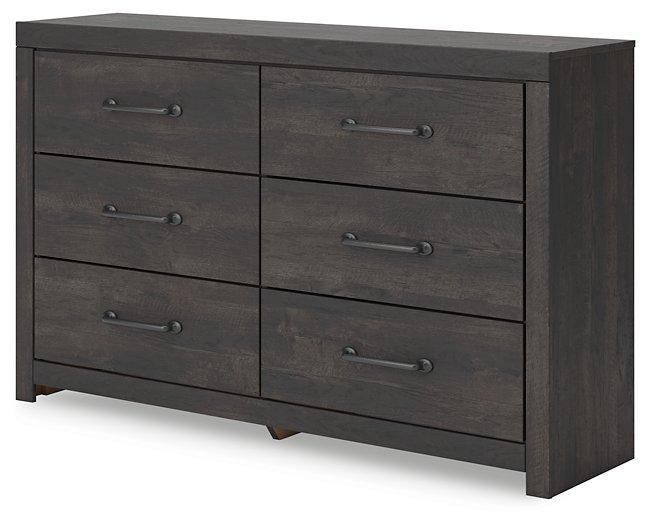 Hollivern Dresser and Mirror - Inland Furniture (San Bernardino, CA)